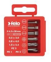Набор бит Felo Industrial (SL/PZ/PH, 50 мм), 6 шт в кейсе 03092516