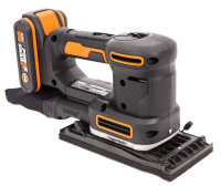 Виброшлифмашина WORX WX820 20В (10000 кол/мин) аккумуляторная