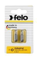 Бита Felo Industrial Torx (20X25), 2 шт в блистере 02620036