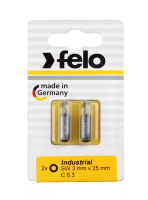Бита шестигранная 25мм серии Industrial 3 мм, 2шт на блистере Felo 02430036