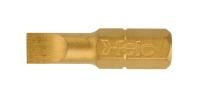 Бита Felo TiN плоская шлицевая (6,5X1,2X25), 10 шт 02061070
