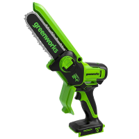 Цепная мини-пила Greenworks GD24CSMNX 24V 2008707 (15 см) бесщеточная аккумуляторная