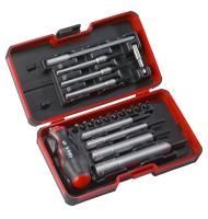 Набор бит и головок Felo M-TEC c рукояткой SMART (SL/PH/Tx/PZ), 20 шт в кейсе 06082006