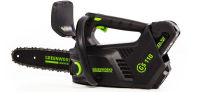Цепная пила Greenworks GD40TCS 40V (25 см) одноручная бесщеточная аккумуляторная