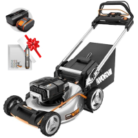 Самоходная газонокосилка WORX NITRO WG761E 80V (51см) аккумуляторная бесщеточная
