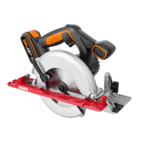 Дисковая пила WORX WX530 20V (165мм) аккумуляторная