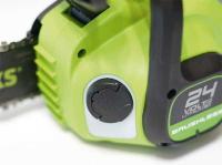 Цепная пила аккумуляторная GreenWorks GD24CS30, 24V (30 см) бесщеточная, без АКБ и ЗУ