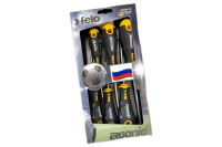 Набор отверток Felo Ergonic SL, PH, PZ 6 шт. в упаковке EURO 2024 Edition, 19740096026 в Москве