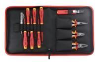 Набор диэлектрических отверток Felo ERGONIC E-Slim в сумке 41381104