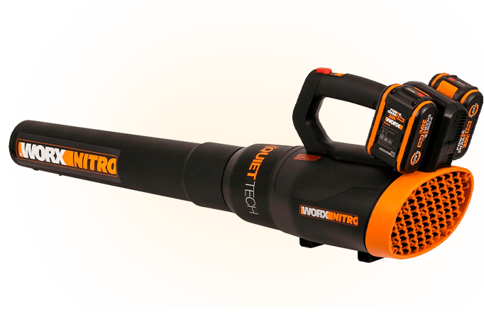 Обзор на Аккумуляторную бесщеточную воздуходувку WORX WG581E