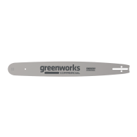 Шина 2963207 для цепной пилы Greenworks OCS600 82V