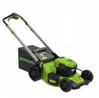 Газонокосилка самоходная Greenworks GD40LM48SP 40V (48 см) бесщеточная аккумуляторная