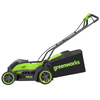 Газонокосилка Greenworks GD40LM361 40V 2520807 (36 см) бесщеточная аккумуляторная