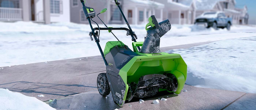 Снегоуборочная техника greenworks