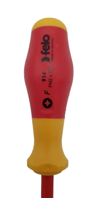 Отвертка диэлектрическая крестовая PH2X100 Felo 91420390
