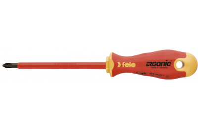 Диэлектрическая отвертка Felo Ergonic крестовая (PH 2X100) 41420390