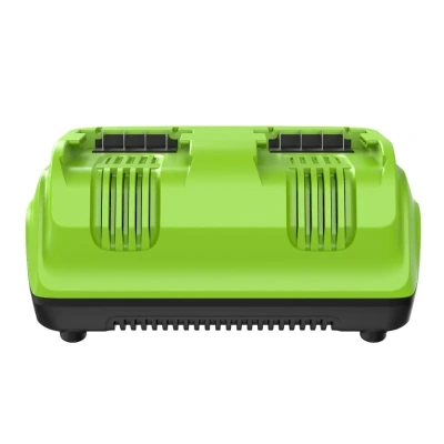 Ультрабыстрое двойное зарядное устройство Greenworks G24X2C8 24V 2958807 (8 A)