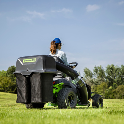 Контейнер-травосборник с системой сбора травы Greenworks 7500207 для газонокосилок с сиденьем Zero Turn CrossoverT CRZ428 и CrossoverT CRT428