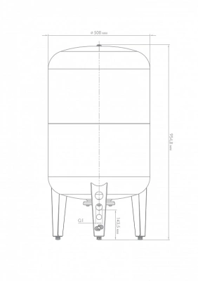 Гидроаккумулятор В 150