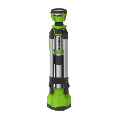 Мачта светодиодная осветительная 2-в-1 Greenworks 24V 3401107 аккумуляторная