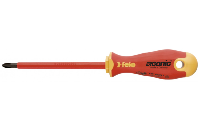 Диэлектрическая отвертка Felo Ergonic крестовая (PH 1X80) 41410290