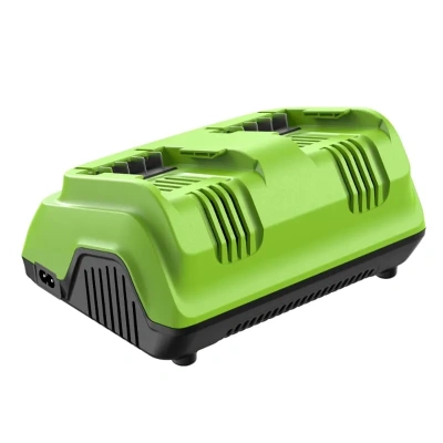 Ультрабыстрое двойное зарядное устройство Greenworks G24X2C8 24V 2958807 (8 A)