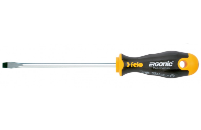 Отвертка Felo Ergonic плоская шлицевая ударная (7,0X1,2X130) 45007040