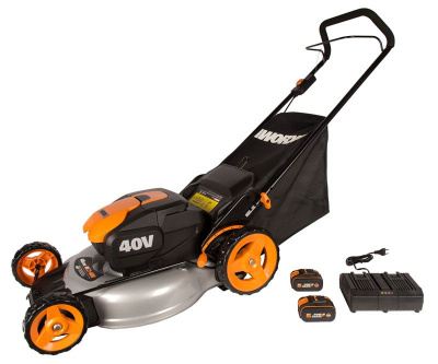 Газонокосилка WORX WG751E 40V (48см) аккумуляторная