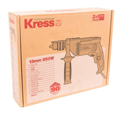 Дрель ударная KRESS KU310 650Вт (13мм) электрическая