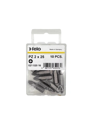 Felo Бита крестовая серия Industrial PZ 2X25, 10 шт в пластиковом боксе 02102016
