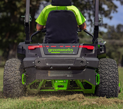 Садовый райдер с нулевым радиусом разворота Greenworks ZTC152 82V 7405107 (152 см) аккумуляторный