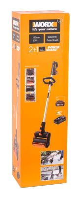 Щетка для чистки дорожек WORX WG441E 20В