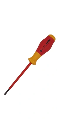 Отвертка диэлектрическая шлицевая SL4,0x0,8x100 Felo 91304090