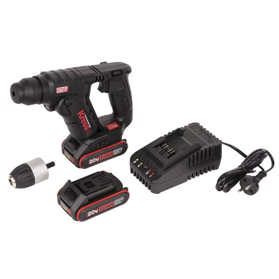 Перфоратор KRESS KU380 20V (1,7Дж) бесщеточный аккумуляторный