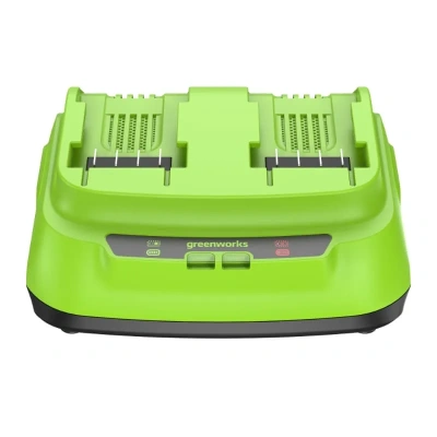 Ультрабыстрое двойное зарядное устройство Greenworks G24X2C8 24V 2958807 (8 A)