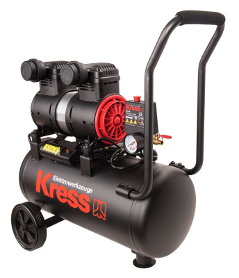 Компрессор воздушный KRESS KP130 24л безмаслянный