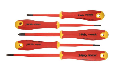 Набор отверток диэлектрических Felo Ergonic E-Slim (SL/PH), 5 шт 41385198