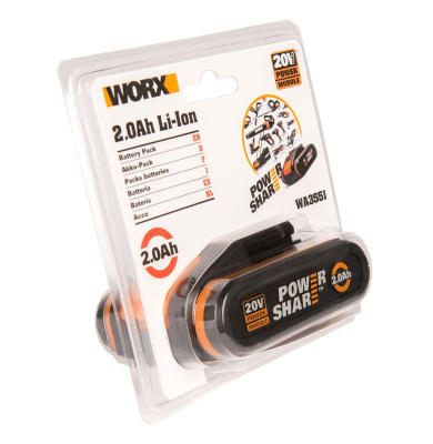Аккумулятор WORX WA3551 20V 2Ач