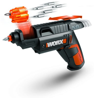 Отвертка WORX WX254 4V (3Нм) SD Slide Driver аккумуляторная