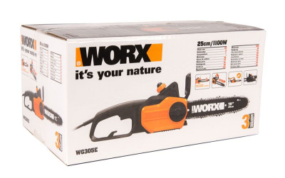 Цепная пила WORX WG305E 220V 1100Вт (25см) электрическая