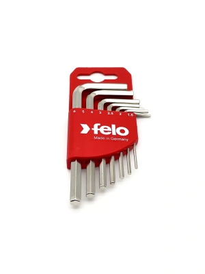 Felo Набор ключей Г-образных шестигранных коротких 7шт HEX 1,5-6,0мм 34500711