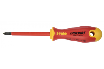 Диэлектрическая отвертка Felo Ergonic крестовая (PZ 1X80) 41510290