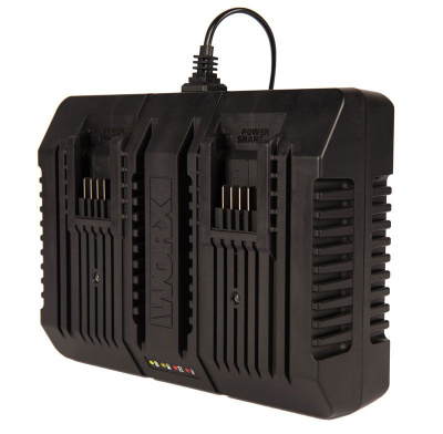 Двойное зарядное устройство WORX WA3883 20V 2x2А