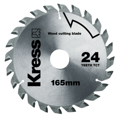 Диск твердосплавный по дереву KRESS 24T TCT 165 мм