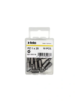 Felo Бита крестовая серия Industrial PZ 1X25, 10 шт в пластиковом боксе 02101016