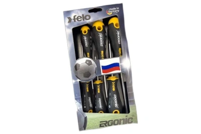 Набор отверток Felo Ergonic SL, PH, PZ 6 шт. в упаковке EURO 2024 Edition, 19740096026