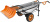 Насадка отвал для садовой тележки Aerocart WORX WA0230